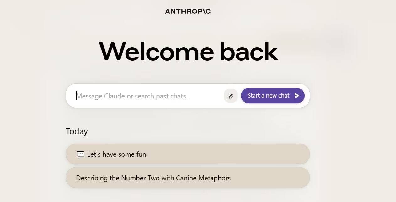 صورة لـ أفضل البدائل الموجودة لـ ChatGPT | screenshot-of-the-claude-ai-chat-interface