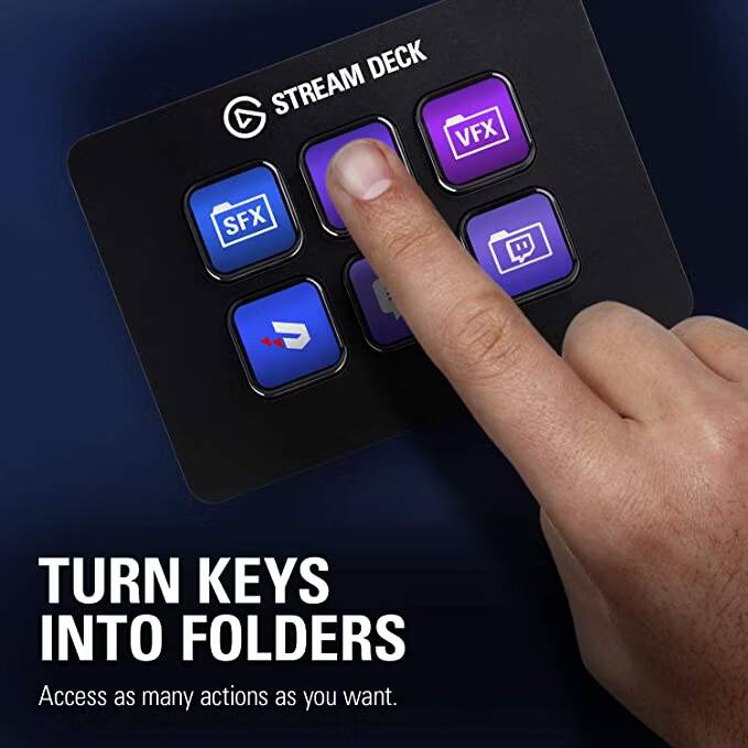 صورة لـ أفضل مجموعات البث لـ Twitch | stream-deck-mini-turn-keys-into-folders.avif_