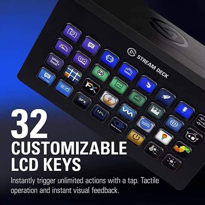 صورة لـ أفضل مجموعات البث لـ Twitch | stream-deck-xl-32-programmable-keys.avif_