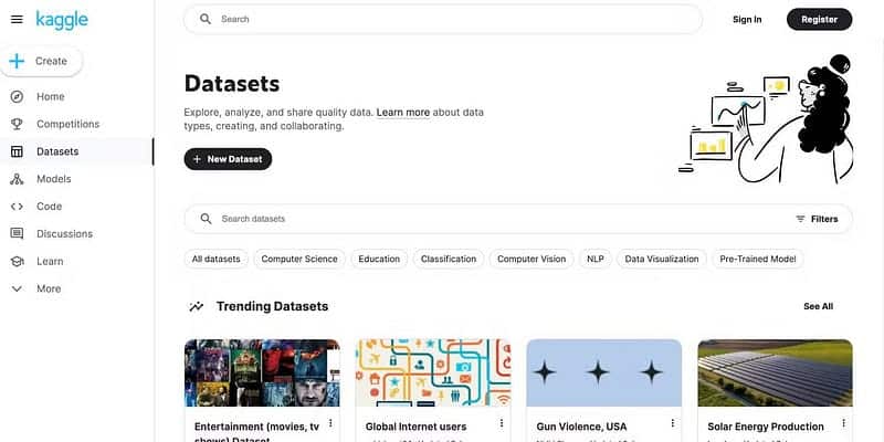 صورة لـ دليل المبتدئين إلى Kaggle لعلوم البيانات | 1Jir0exvKXeBVY9TqFQufUw-DzTechs