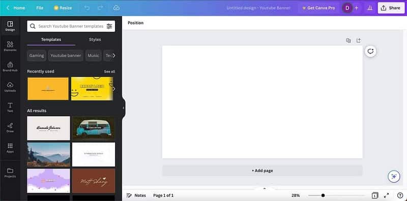 صورة لـ كيفية إنشاء غلاف لقناتك على YouTube باستخدام Canva | 1bJ8GGYIpTBTua2f-zkWtcA-DzTechs