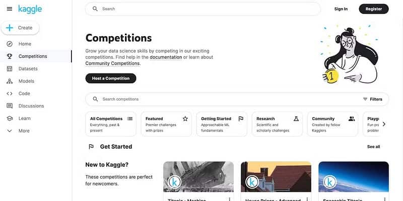 صورة لـ دليل المبتدئين إلى Kaggle لعلوم البيانات | 1ecftoGIr5fBN8h6oh39yMg-DzTechs