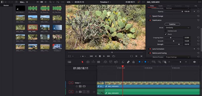 صورة لـ كيفية إصلاح اللقطات المُهتزة في DaVinci Resolve باستخدام ميزة الاستقرار | 1jsUKLCLT5M5xL-VUPDI-jw-DzTechs
