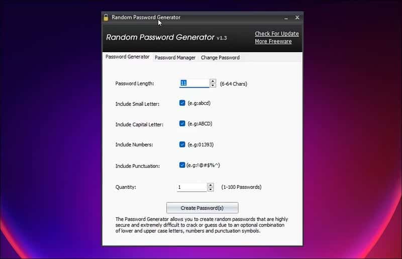 صورة لـ أفضل مُولدات كلمات السر المجانية لـ Windows | 1oRxyH39CnhQgXJJzvyod3w-DzTechs