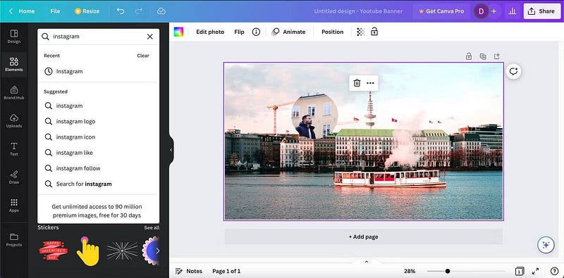 صورة لـ كيفية إنشاء غلاف لقناتك على YouTube باستخدام Canva | 1ysJc_9JHcGY9KU11nZinPw-DzTechs