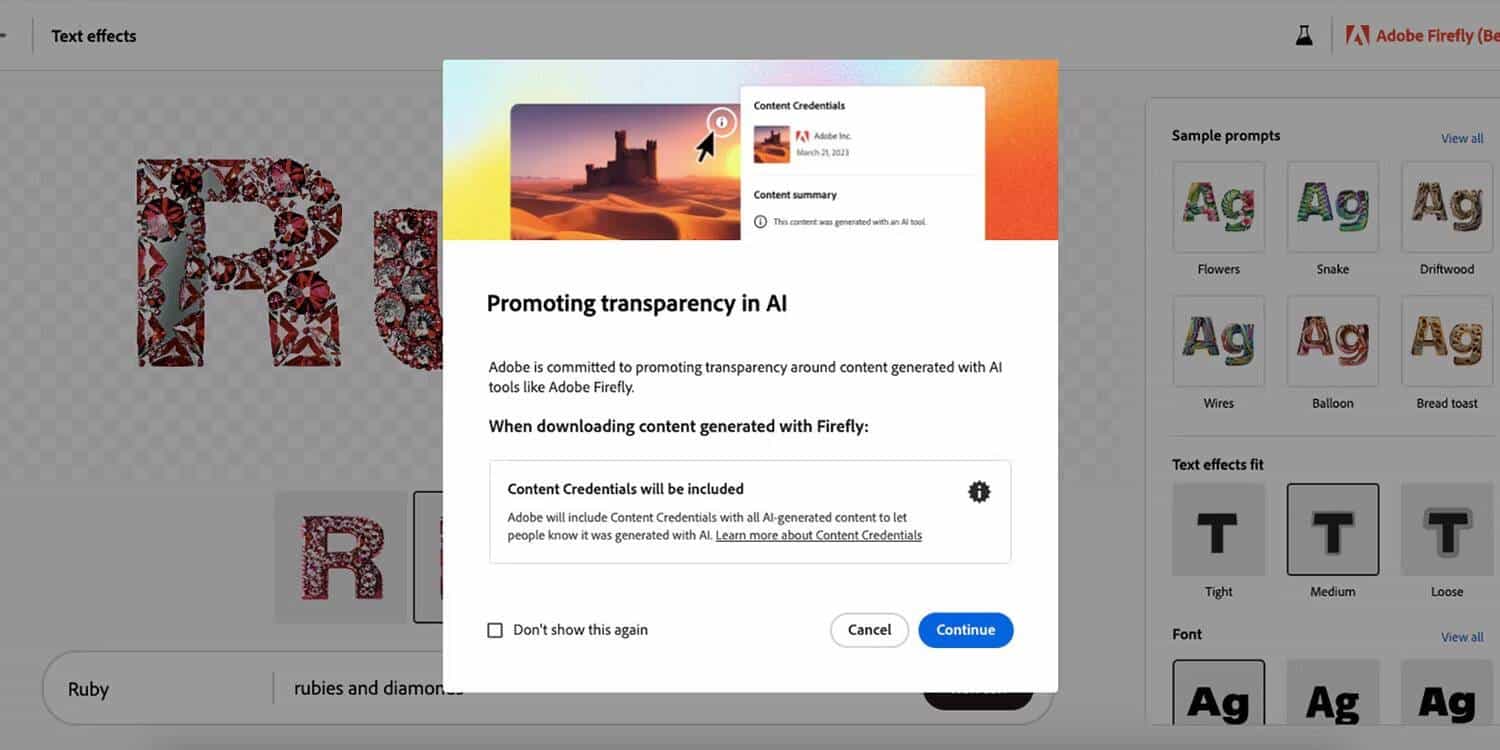 صورة لـ ما هي قيود إنشاء صور بالذكاء الاصطناعي باستخدام Adobe Firefly؟ | 17IsvfkUX5X7bNxJu6a6lhw-DzTechs