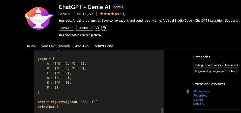 صورة لـ أفضل إضافات ChatGPT لـ VS Code | 1ISsMk3VXpkDlUg8f3a6LLg-DzTechs