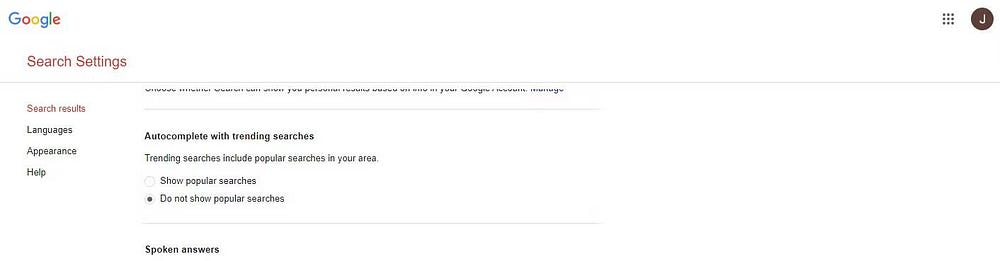 صورة لـ كيفية إيقاف طلبات البحث الرائجة على Google | 1WRcWkFjtxq1LzPsJ_zMVDQ-DzTechs