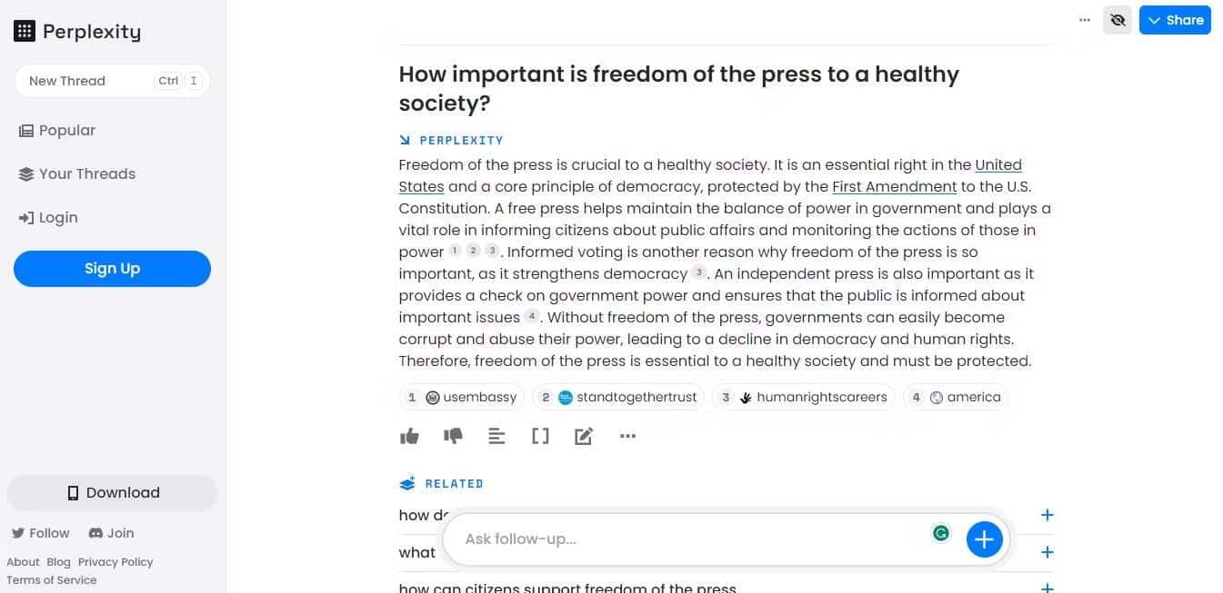 صورة لـ مقارنة بين ChatGPT Plus و Perplexity: أيهما أفضل روبوت دردشة بالذكاء الاصطناعي؟ | 1jnTTvuVDavuegfOQOA2-qA-DzTechs