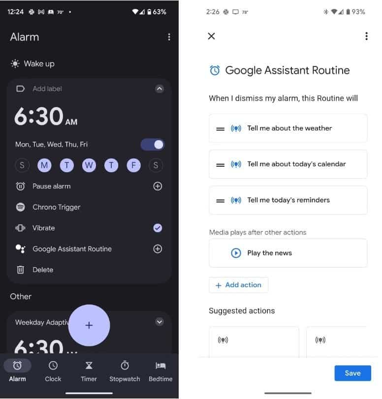 صورة لـ طرق استخدام تطبيق الساعة في Android لإدارة روتينك اليومي | 1sQkUIbv10Bqqmw0hMmtCuA-DzTechs