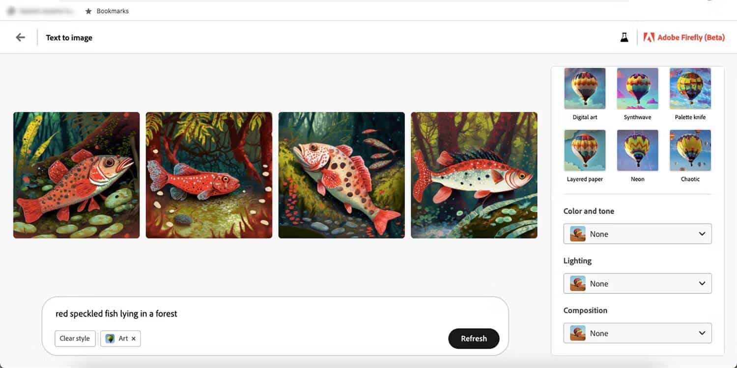 صورة لـ ما هي قيود إنشاء صور بالذكاء الاصطناعي باستخدام Adobe Firefly؟ | 1vQxiQuT1XVA2K2818Wllfw-DzTechs