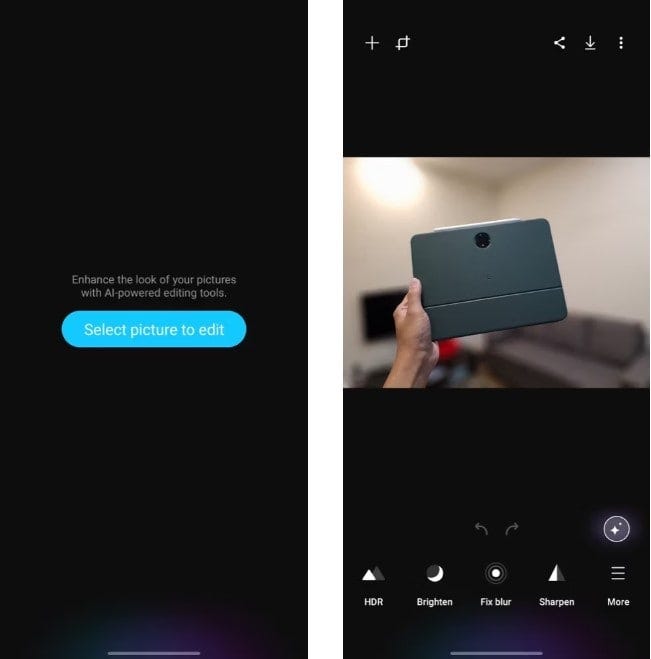 صورة لـ كيفية تحسين صورك باستخدام تطبيق Galaxy Enhance-X المدعوم بالذكاء الاصطناعي من Samsung | 1x65ZIxuiFlMglJ5Bq4uDSg-DzTechs