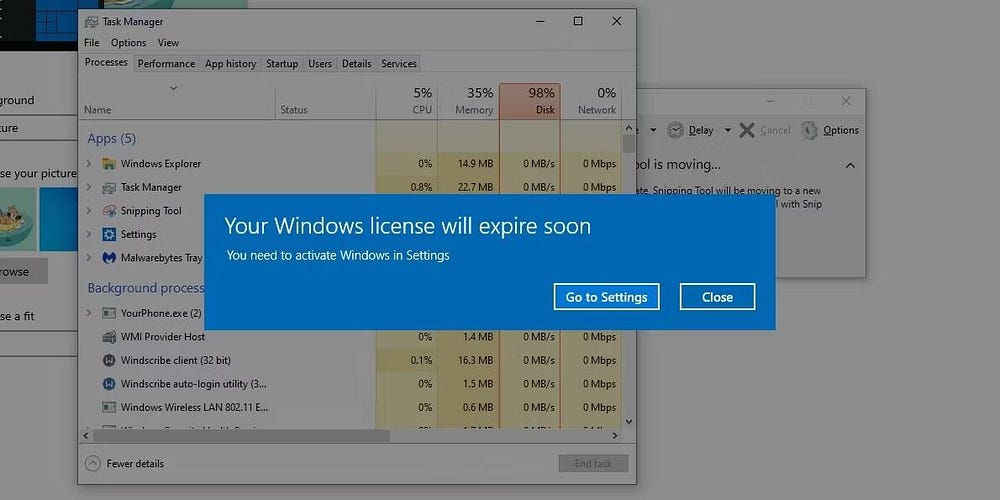 صورة لـ كيفية إصلاح الخطأ “ستنتهي صلاحية ترخيص Windows الخاص بك قريبًا” | 10Qhs7pDxzHLIUE9MSFMr-A-DzTechs