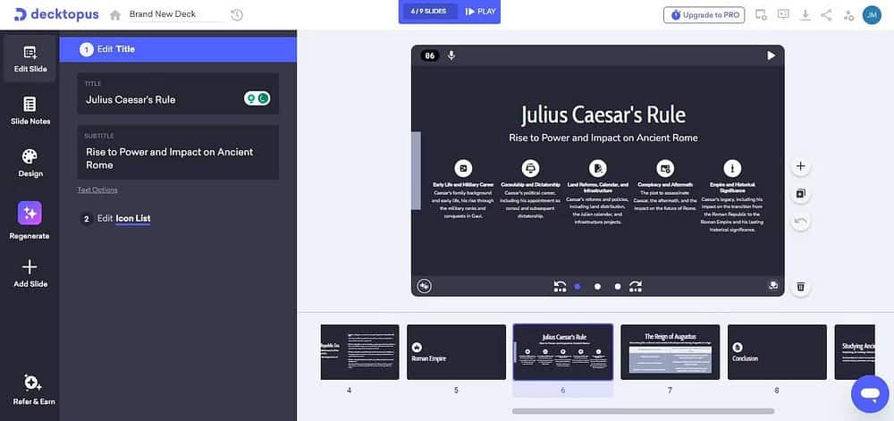 صورة لـ أفضل الأدوات التي تستخدم الذكاء الاصطناعي لإنشاء عروض تقديمية لك | 14pHD1OgOmmQG_JGTB9ykIw-DzTechs