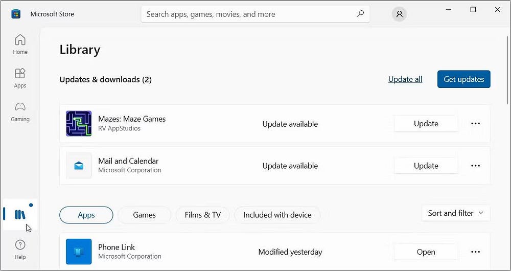 صورة لـ طرق إصلاح Microsoft Store لا يعرض التطبيقات المُشتراة على Windows | 16gW_BvdwXnWOQnWMLqUa7Q-DzTechs