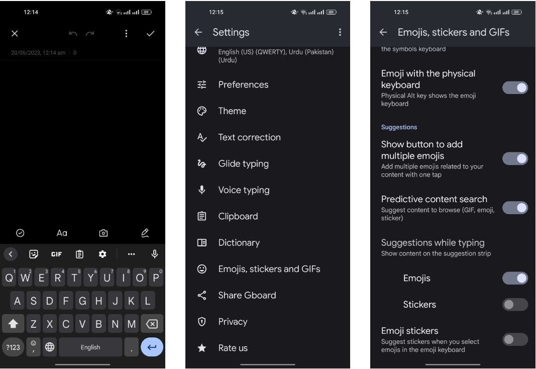 صورة لـ كيفية إصلاح عدم عمل تنبؤات الرموز التعبيرية على Gboard | 1PEk5lP9Bo81ySIVBJQWQag-DzTechs