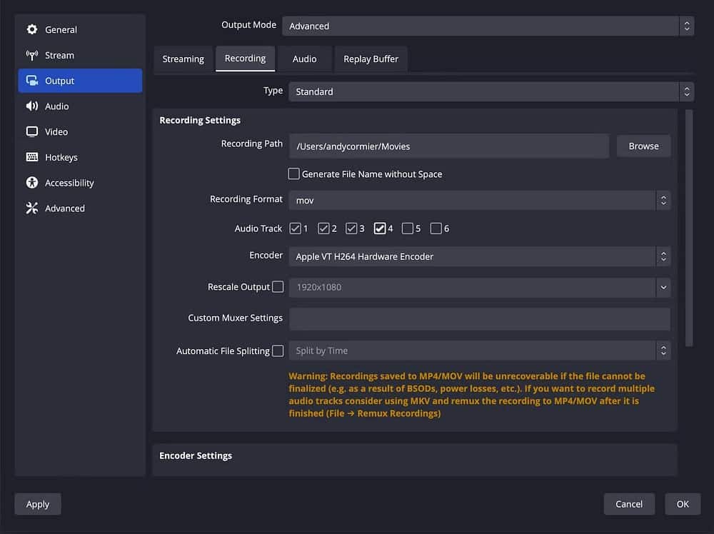 صورة لـ كيفية تسجيل مسارات صوتية مُتعددة في ملف واحد في OBS Studio | 1e94B8UypvX0EPzfAUvSFRA-DzTechs