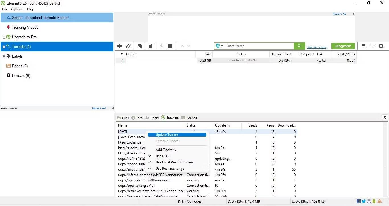 صورة لـ كيفية إصلاح تطبيق uTorrent لا يقوم بتنزيل الملفات أو عالق عند الاتصال على Windows | 1ebiILTGzThhCf3W2N5vW_A-DzTechs