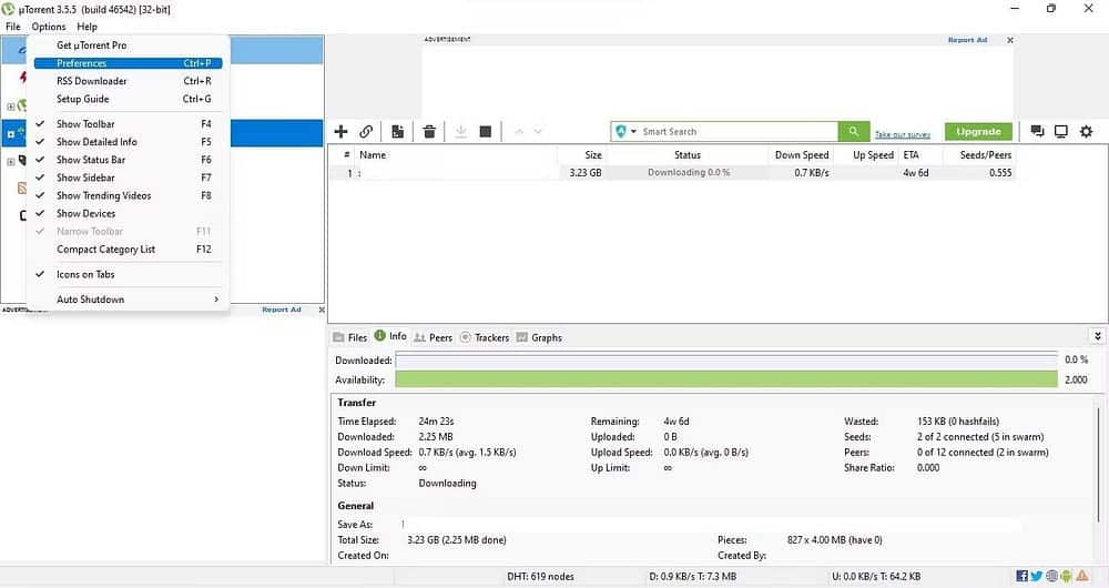 صورة لـ كيفية إصلاح تطبيق uTorrent لا يقوم بتنزيل الملفات أو عالق عند الاتصال على Windows | 1mUQu2mNK2cp6BDqfAivIbg-DzTechs