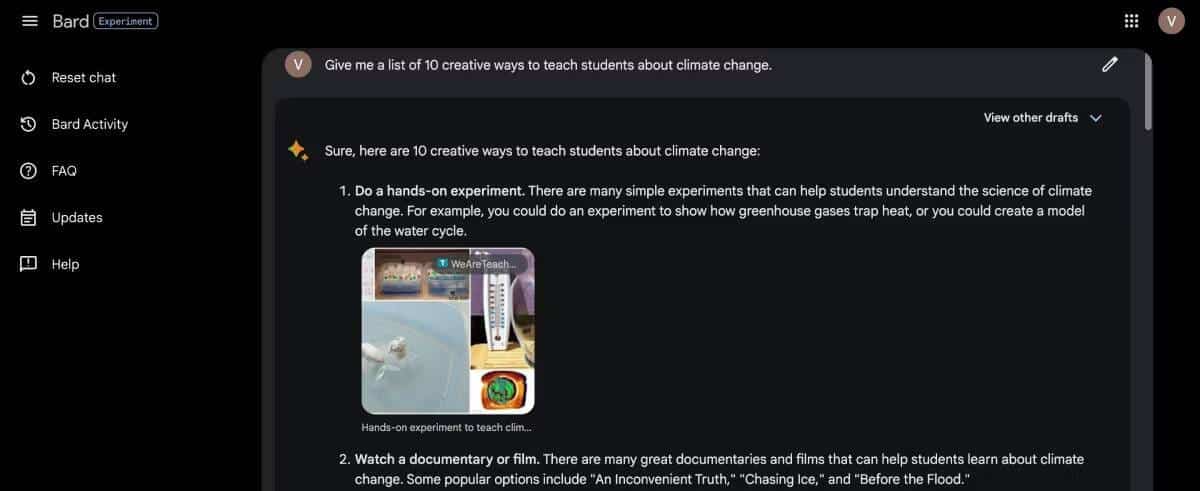 صورة لـ أفضل الطرق لاستخدام Google Bard والإستفادة من كامل قُدراته | 1wQUCQKBmn97VPh55QG3xKA-DzTechs