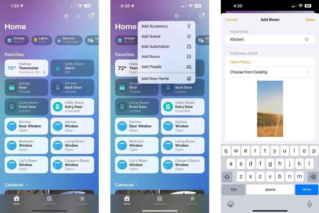 صورة لـ كيفية تنظيم ملحقات HomeKit في تطبيق “المنزل” باستخدام الغرف والمناطق | 1ymXDY476SSR3NKQ7Mpc_YA-DzTechs