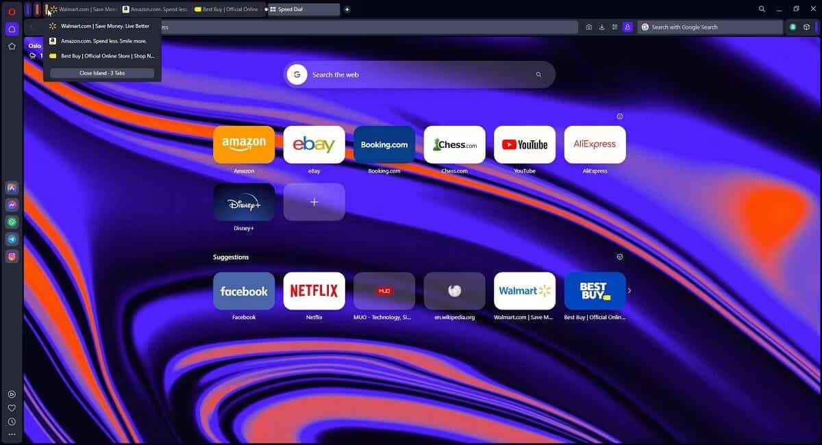 صورة لـ كيفية تحقيق أقصى استفادة من Tab Islands في مُتصفح Opera One | 18b08cA0ok8KJI2YUUwamUg-DzTechs