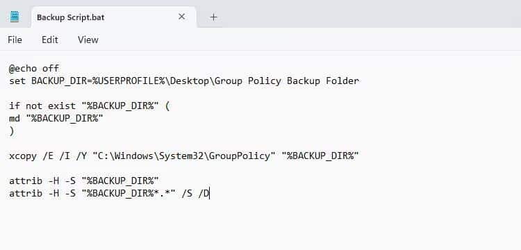 صورة لـ كيفية عمل نسخة احتياطية من إعدادات سياسة المجموعة على Windows | 1NL-T0Flh2k0-tizBpzy8KA-DzTechs