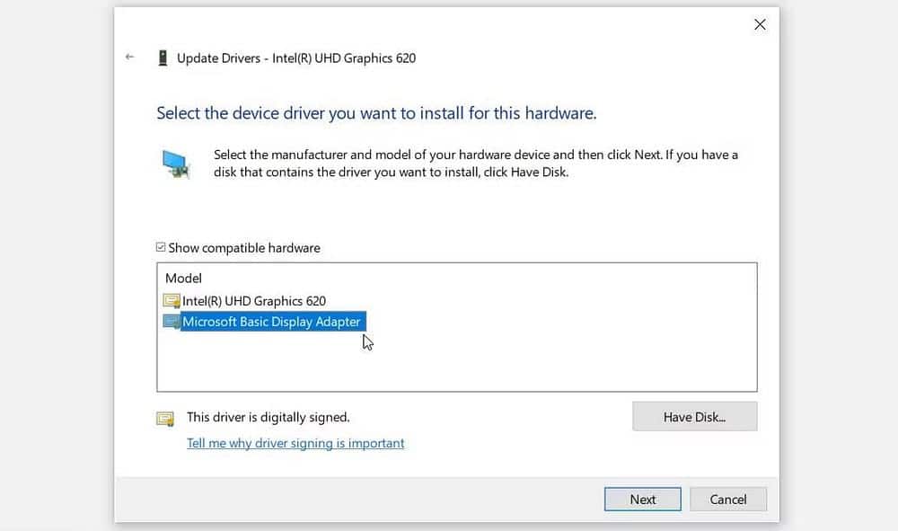 صورة لـ طرق إصلاح إعدادات دقة الشاشة التي يتعذر الوصول إليها على Windows | 1Wr1s9KRSEeTmDK7Ni2FTpw-DzTechs