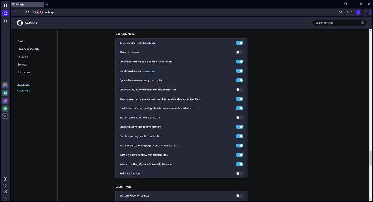 صورة لـ كيفية تحقيق أقصى استفادة من Tab Islands في مُتصفح Opera One | 1iSCiVPKGzMuCDbhwYXa6tA-DzTechs