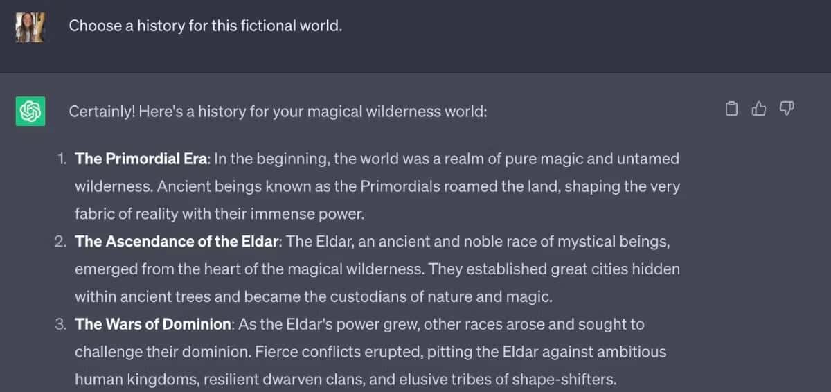 صورة لـ كيفية استخدام ChatGPT لإنشاء عوالم خيالية واقعية ومُبتكرة | 1ipDe1xsfMByUBS-WO59xZg-DzTechs