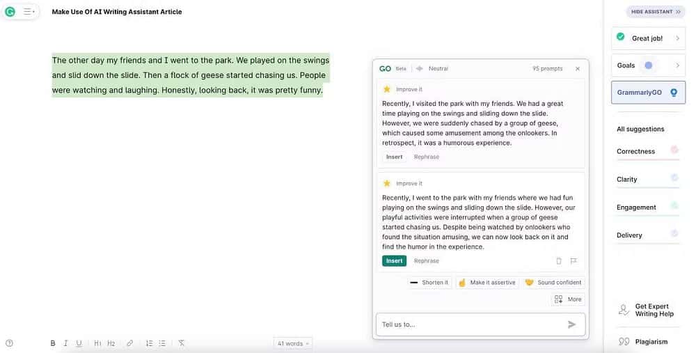 صورة لـ كيفية استخدام مُساعد الكتابة بالذكاء الاصطناعي لإنشاء مُحتوى جذَّاب | 1ulk4sh1PLAzdi7WRlURA0g-DzTechs