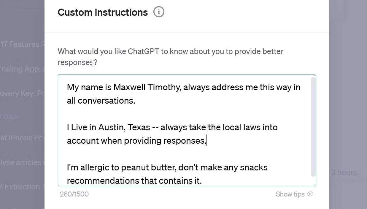 صورة لـ احصل على أقصى استفادة من ChatGPT باستخدام “التعليمات المُخصصة” | 1yf-1lX-B8kRsYUXnXPLfg-DzTechs