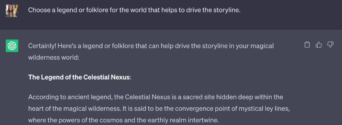 صورة لـ كيفية استخدام ChatGPT لإنشاء عوالم خيالية واقعية ومُبتكرة | 1zozocXfx_HU_dNiE4DojaA-DzTechs