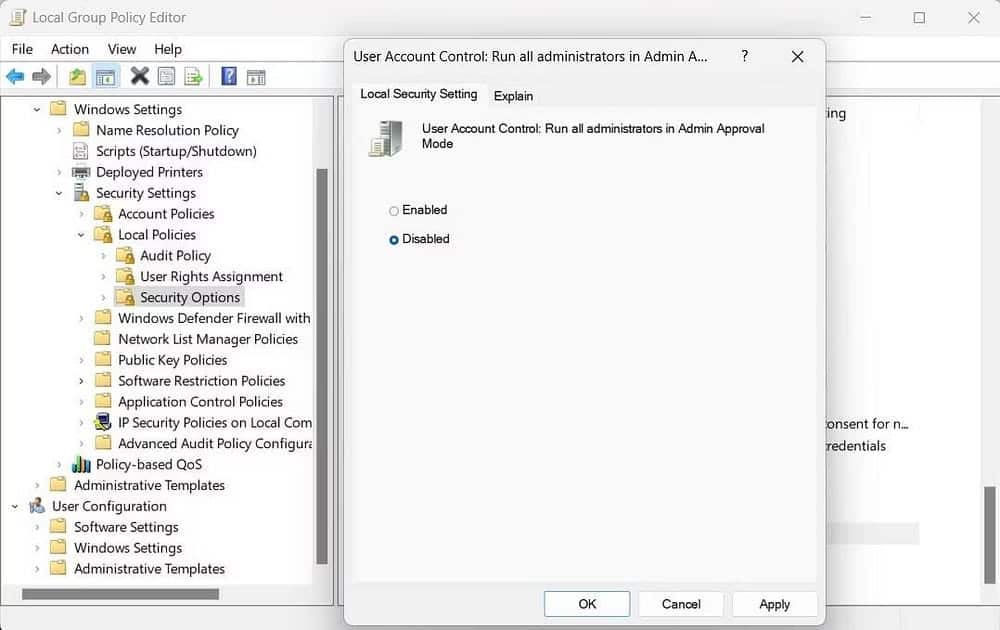 صورة لـ حل مشكلة عدم عمل تشغيل التطبيقات كمسؤول في نظام Windows | 1Eaf5Wka0fzl-Hc9tgHGTnQ-DzTechs