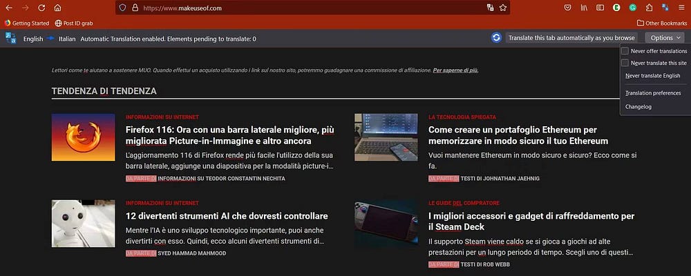 صورة لـ كيفية استخدام Firefox Translations لترجمة مواقع الويب في متصفحك | 1QYYl-MvkfQGwutioabNCZg-DzTechs