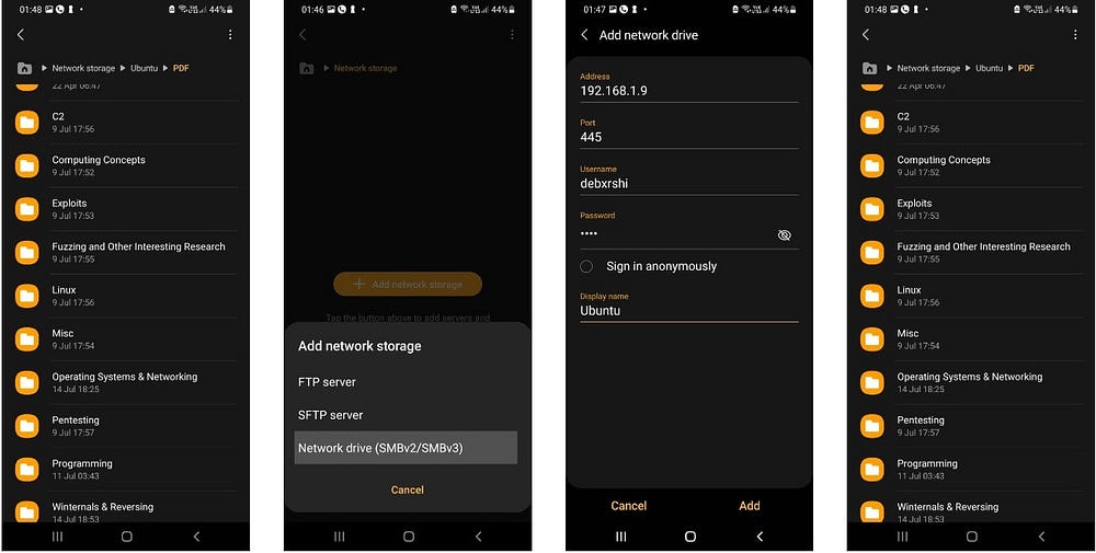 صورة لـ كيفية الوصول إلى ملفات Linux على iOS و Android باستخدام مشاركة الملفات عبر الشبكة | 1U_JWTER82MitJ89llWWSgA-DzTechs