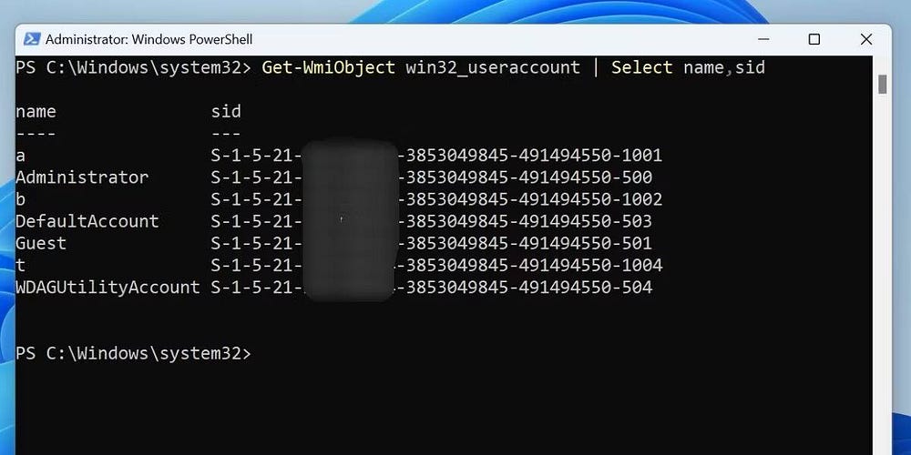 صورة لـ كيفية العثور على مُعرِّف الأمان (SID) لأي مُستخدم في Windows 11 | 1WEbdn96lwOvnX4bItZuflw-DzTechs