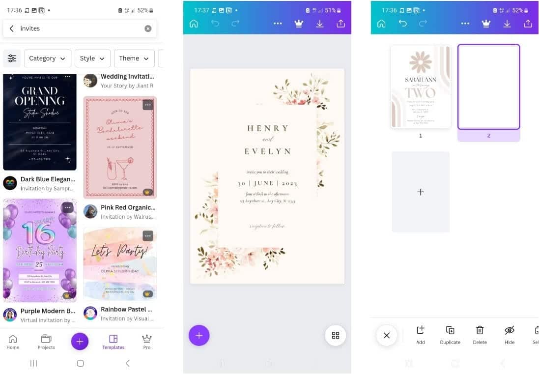 صورة لـ تطبيقات تصميم الدعوات المُميزة لأجهزة Android و iOS: اكتشاف أفضل الخيارات | 1_I3jJ4k_WA9zJF41HDhxtQ-DzTechs