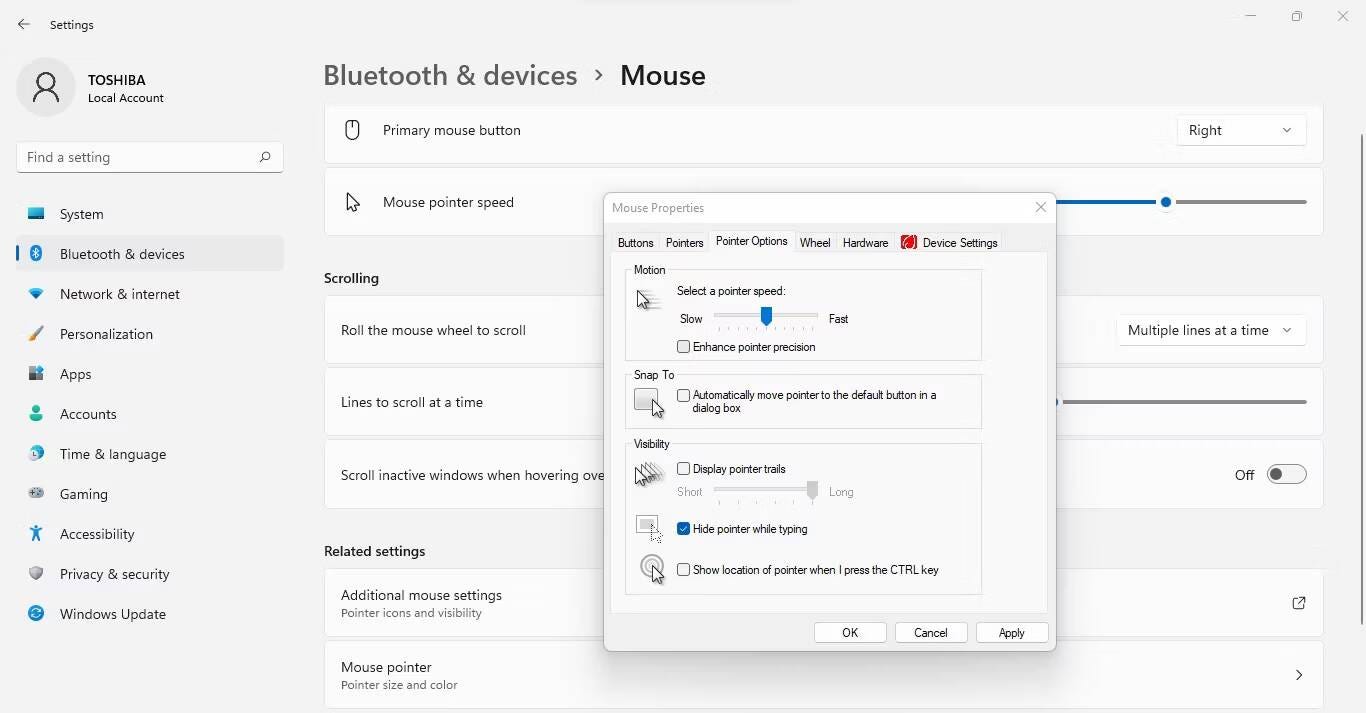 صورة لـ دليل إصلاح مشكلة تحرك المؤشر تلقائيًا بشكل غير مرغوب فيه على Windows 11 | 1bqOXfIutTYhpyvS11dwAZw-DzTechs