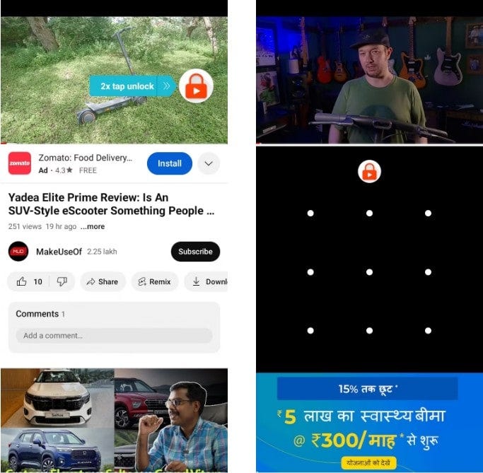 صورة لـ كيفية قفل شاشتك أثناء مُشاهدة مقاطع فيديو YouTube على Android و iPhone | 1kk2XneGWyrlUq9W-exOGsg-DzTechs