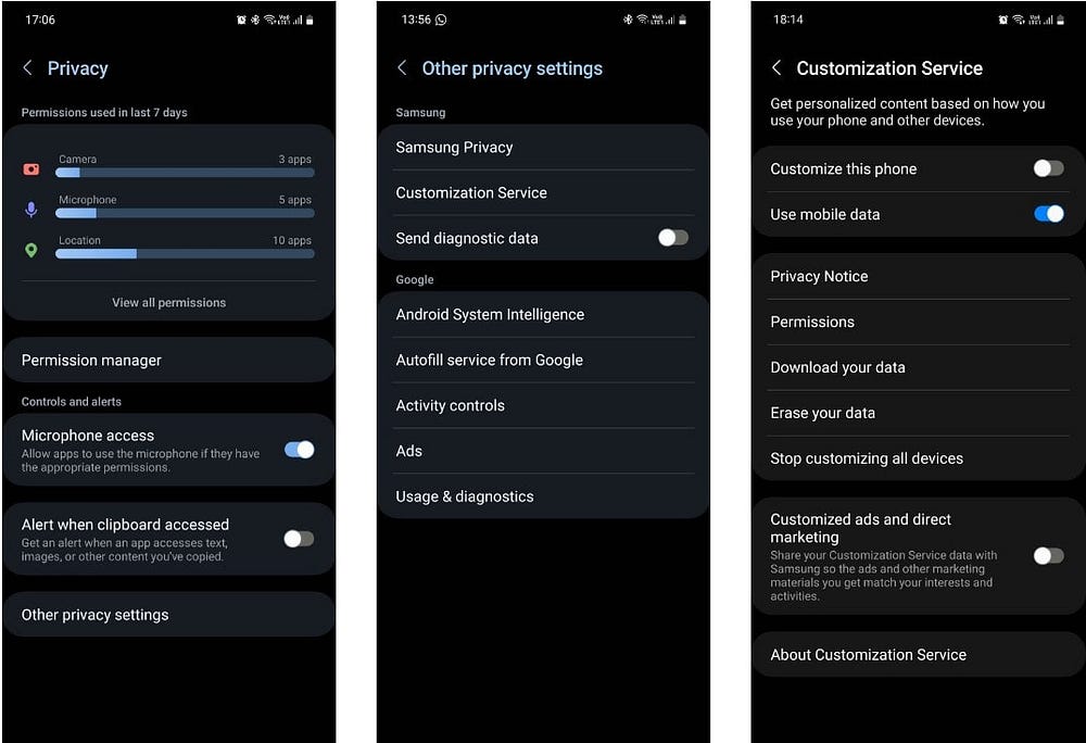 صورة لـ بعض إعدادات هاتف Samsung Galaxy التي يجب عليك تغييرها دائمًا لتحسين تجربتك | 185_1v0eVO4g45RCrtENozg-DzTechs