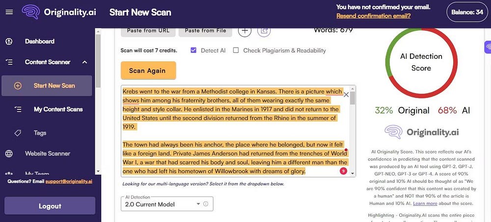 صورة لـ كيف تكشف مما إذا كان النص قد تم إنشاؤه بواسطة الذكاء الاصطناعي: أكثر الأدوات دقة | 1Jh6mLOZJhTDEwpQtbzR0lw-DzTechs