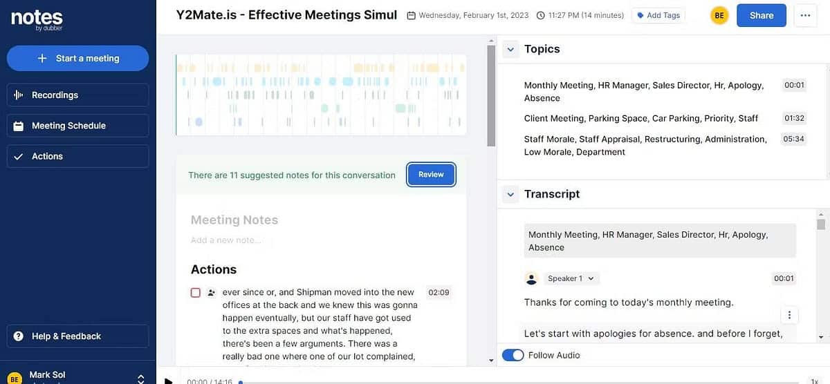 صورة لـ أدوات مفيدة للحصول على ملاحظات الاجتماع التي تم إنشاؤها بواسطة الذكاء الاصطناعي | 1DrSoTnK2_Hp__pX-eXjrAw-DzTechs