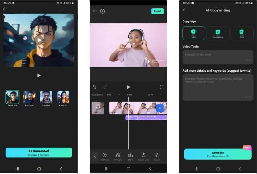 صورة لـ أفضل تطبيقات تعديل الفيديو على الأجهزة المحمولة مع الاستفادة من قوة الذكاء الاصطناعي | 1agJhZXYWhJJL-Dtcpd8ilg-DzTechs