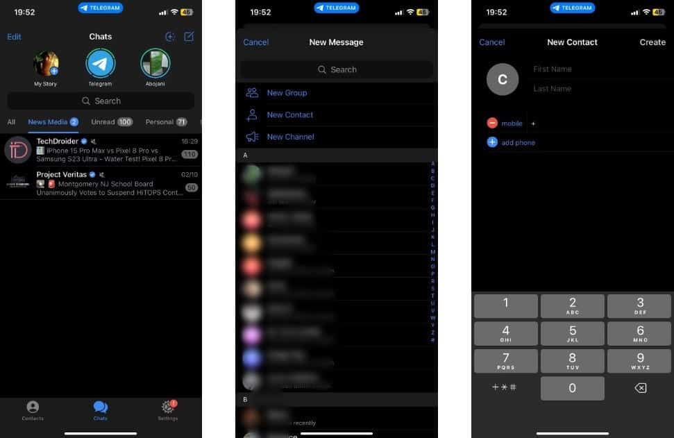 صورة لـ خطوات إضافة جهات اتصال جديدة بسهولة على Telegram | 11G_7N-JYu3lbzZsZJ6NuaA-DzTechs