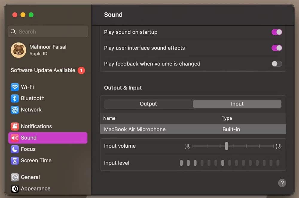 صورة لـ ميكروفون الـ MacBook لا يعمل؟ إليك دليل إصلاح مشكلات إدخال الصوت | 11veU4_VFjSSOtJuSDRtVJQ-DzTechs