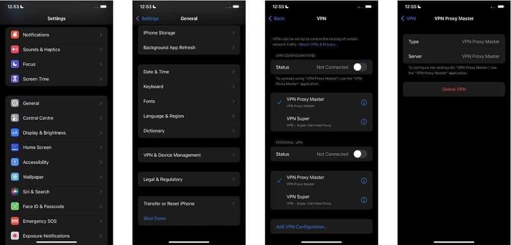 صورة لـ حلول للمشاكل الشائعة أثناء الاتصال بشبكة VPN على الـ iPhone | 17tmtTFTDv-b3O7QTFw3SAQ-DzTechs