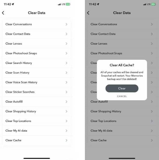 صورة لـ كيفية إصلاح خطأ رمز الدعم C14A على Snapchat | 1BnQ4RVCpvCwGrfehNujK6w-DzTechs