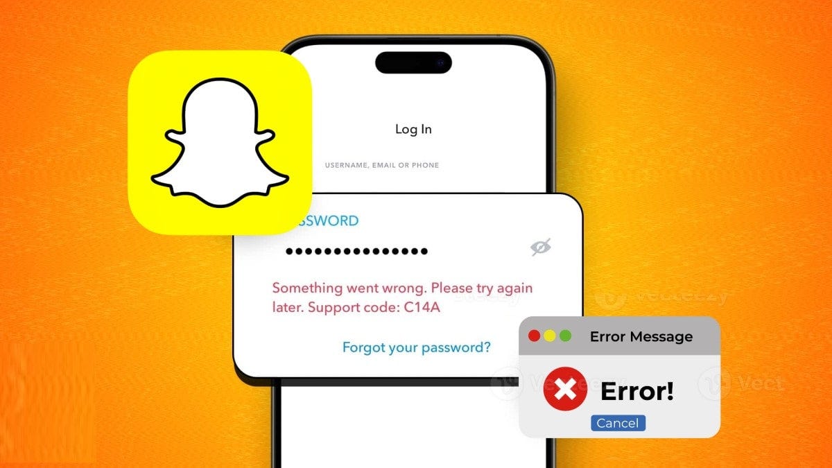 صورة لـ كيفية إصلاح خطأ رمز الدعم C14A على Snapchat | 1CEAlhy-ISldzyHaU7g59YA-DzTechs