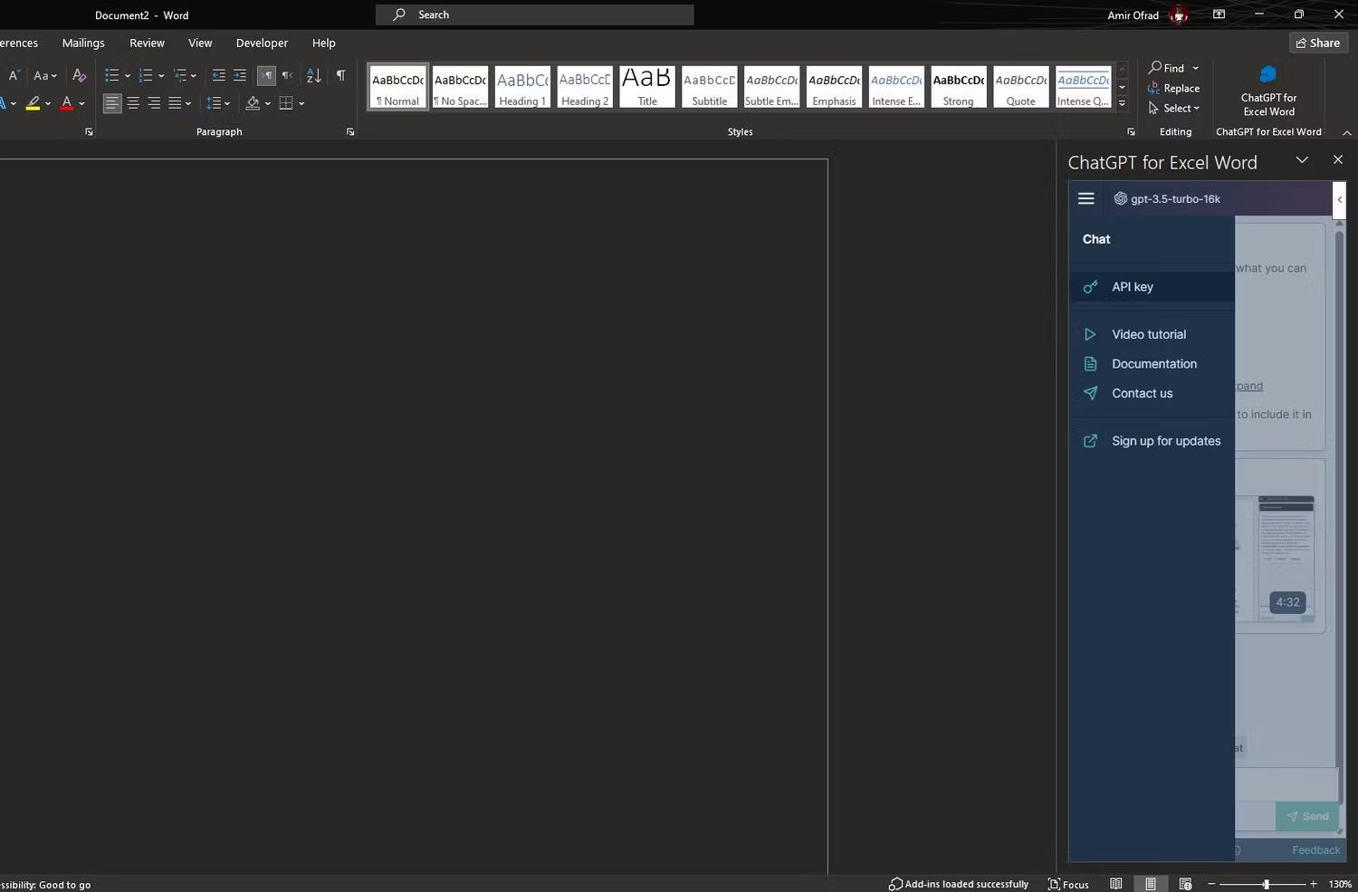صورة لـ كيفية أتمتة إنشاء مستنداتك وتحسينها باستخدام ChatGPT في Microsoft Word | 1IRS9Eb2O9gDiyD-_0rEQgQ-DzTechs